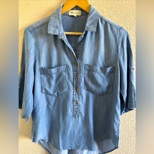 Cloth & Stone Denim Shirt - Small